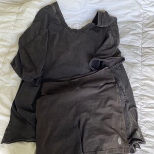 Free people Hot shot reversible set size large new without tags